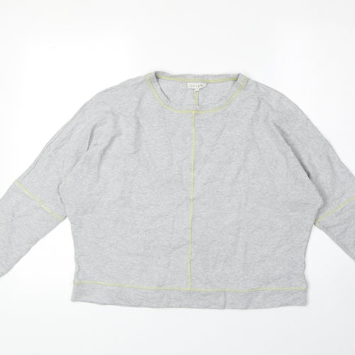 Thoughts Womens Grey Polyester Pullover Sweatshirt Size 12 Pullover