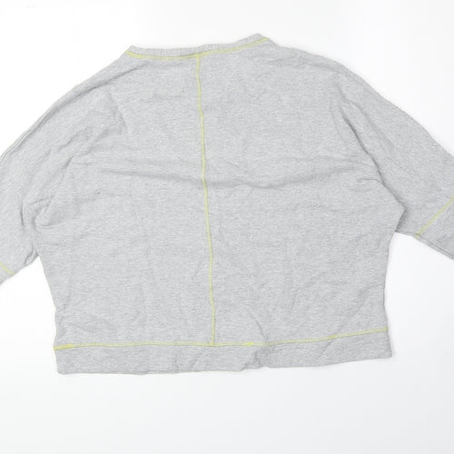 Thoughts Womens Grey Polyester Pullover Sweatshirt Size 12 Pullover