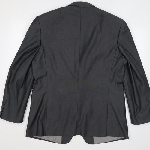 Jack Reid Mens Grey Wool Jacket Blazer Size 44