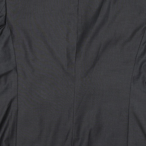 Jack Reid Mens Grey Wool Jacket Blazer Size 44