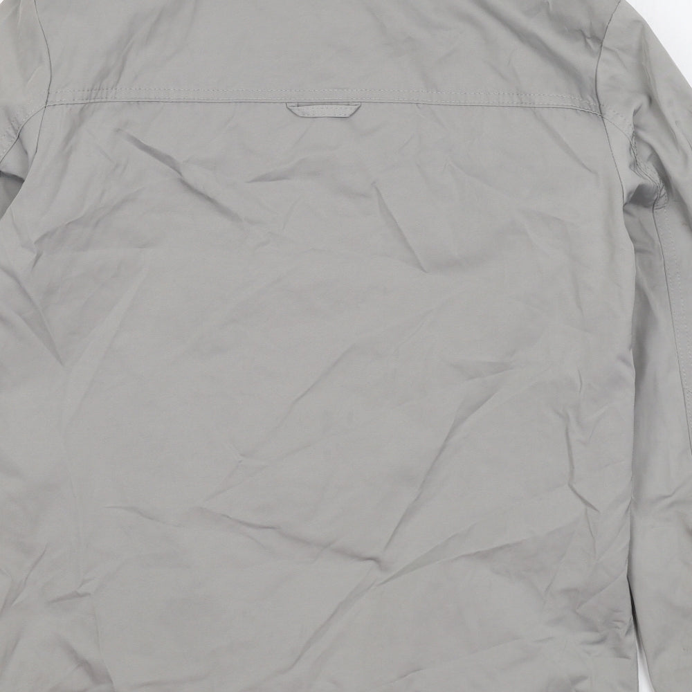 River Island Mens Grey Jacket Size S Zip