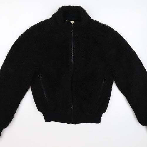 Hush Womens Black Jacket Size 8 Zip