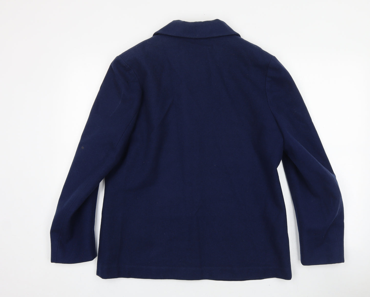 Graham Gardner Mens Blue Polyester Jacket Blazer Size 40