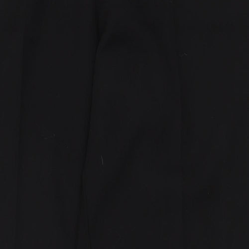 Annabelle Womens Black Polyester Trousers Size 12 Regular Zip