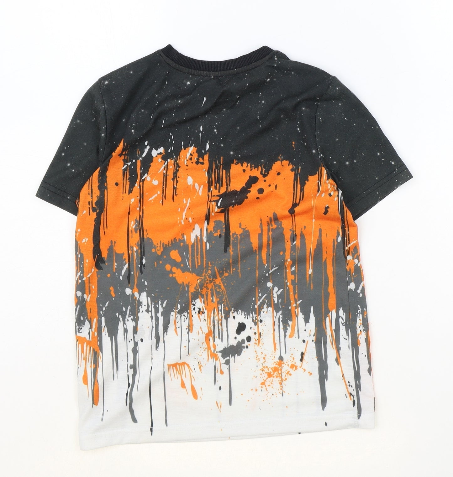NERF Boys Multicoloured Polyester Basic T-Shirt Size 7-8 Years Round Neck Pullover