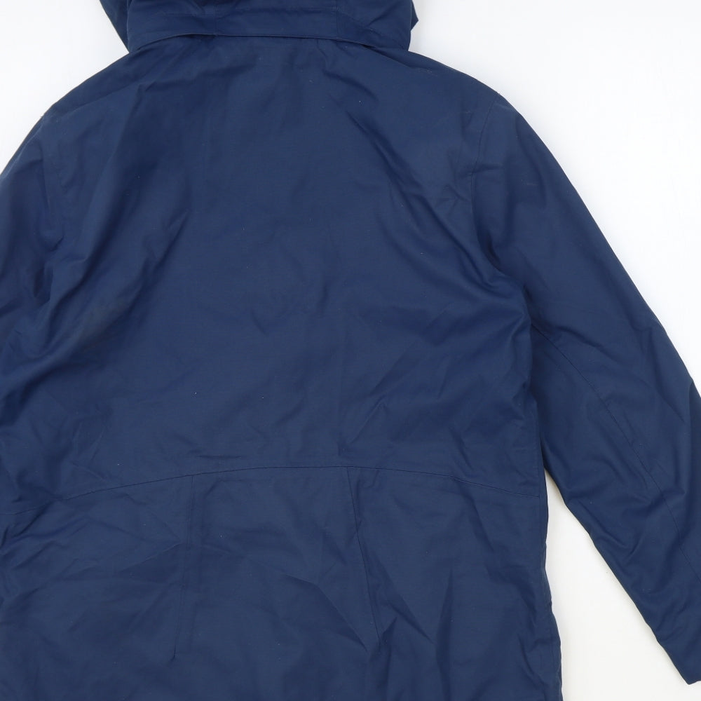 Craghoppers Womens Blue Rain Coat Coat Size 10 Zip