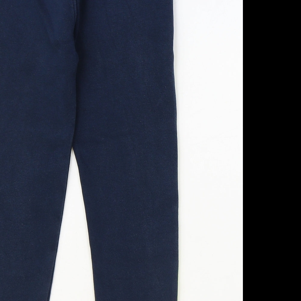 George Boys Blue Cotton Jogger Trousers Size 5-6 Years Regular Tie - Nerf