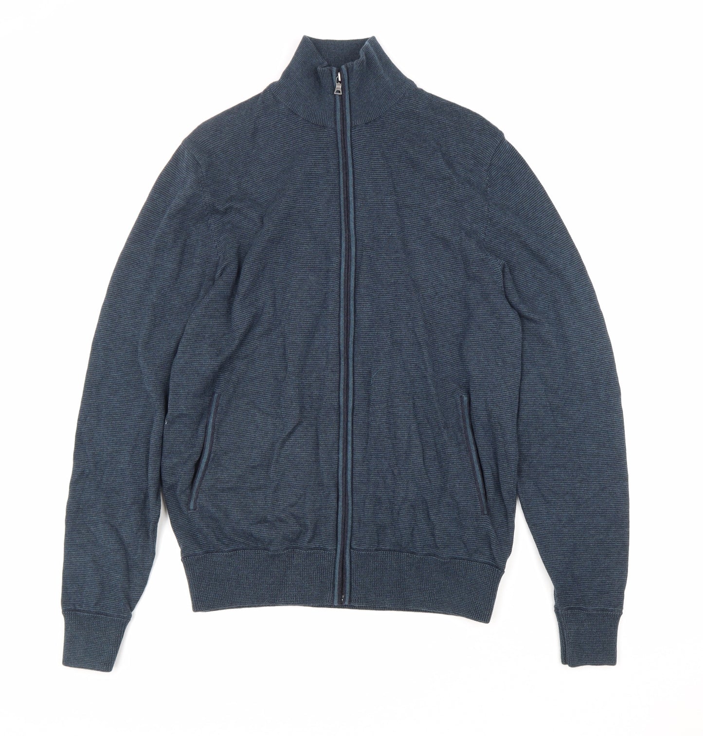Marks and Spencer Mens Blue Jacket Size M Zip
