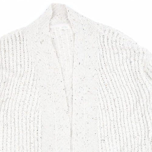 Fat Face Womens Beige V-Neck Acrylic Cardigan Jumper Size 16
