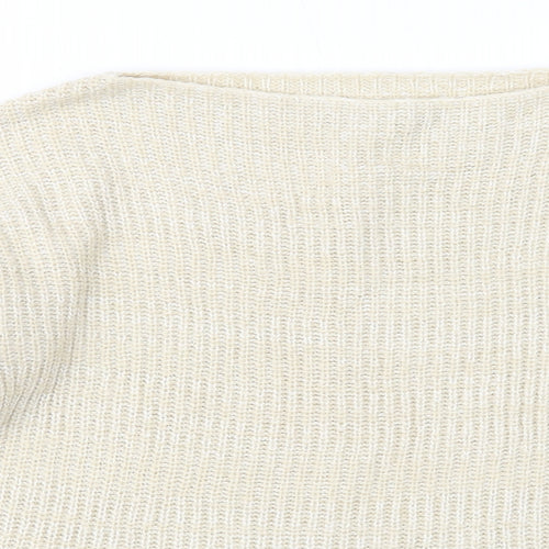 Atmosphere Womens Beige Roll Neck Acrylic Pullover Jumper Size 8