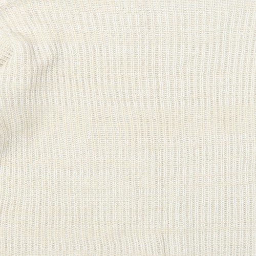 Atmosphere Womens Beige Roll Neck Acrylic Pullover Jumper Size 8