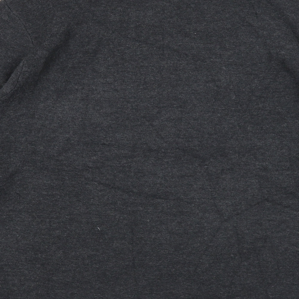Marks and Spencer Mens Grey Polyester Full Zip Sweatshirt Size XL