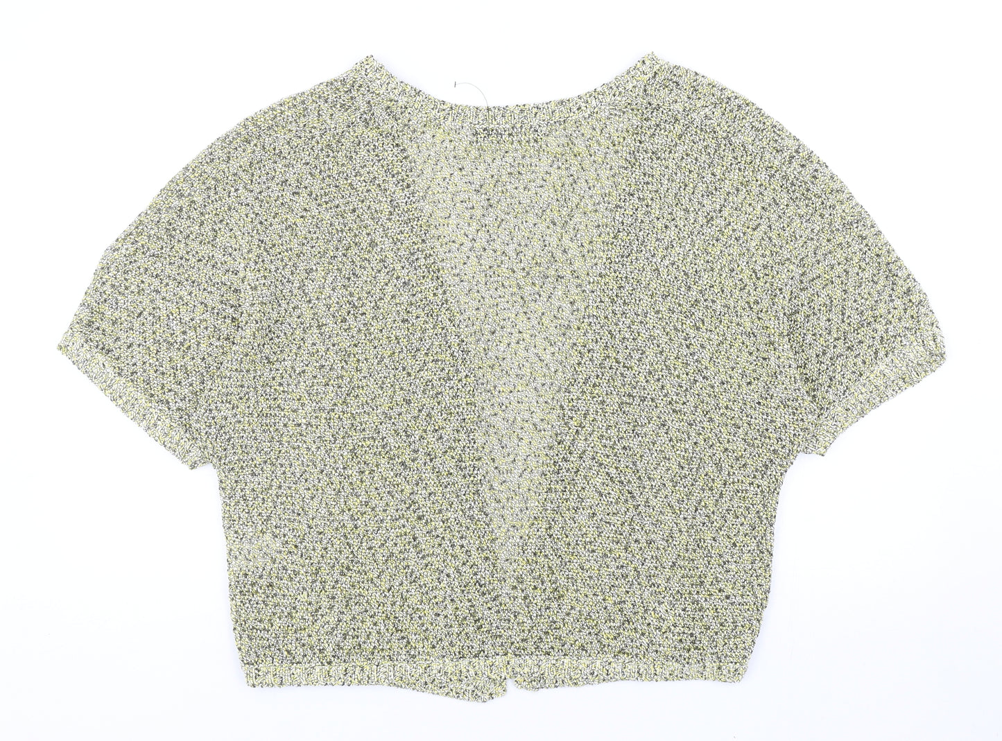 Atmopshere Womens Yellow V-Neck Cotton Shrug Jumper Size M