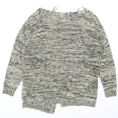 George Womens Multicoloured V-Neck Cotton Shrug Jumper Size 12