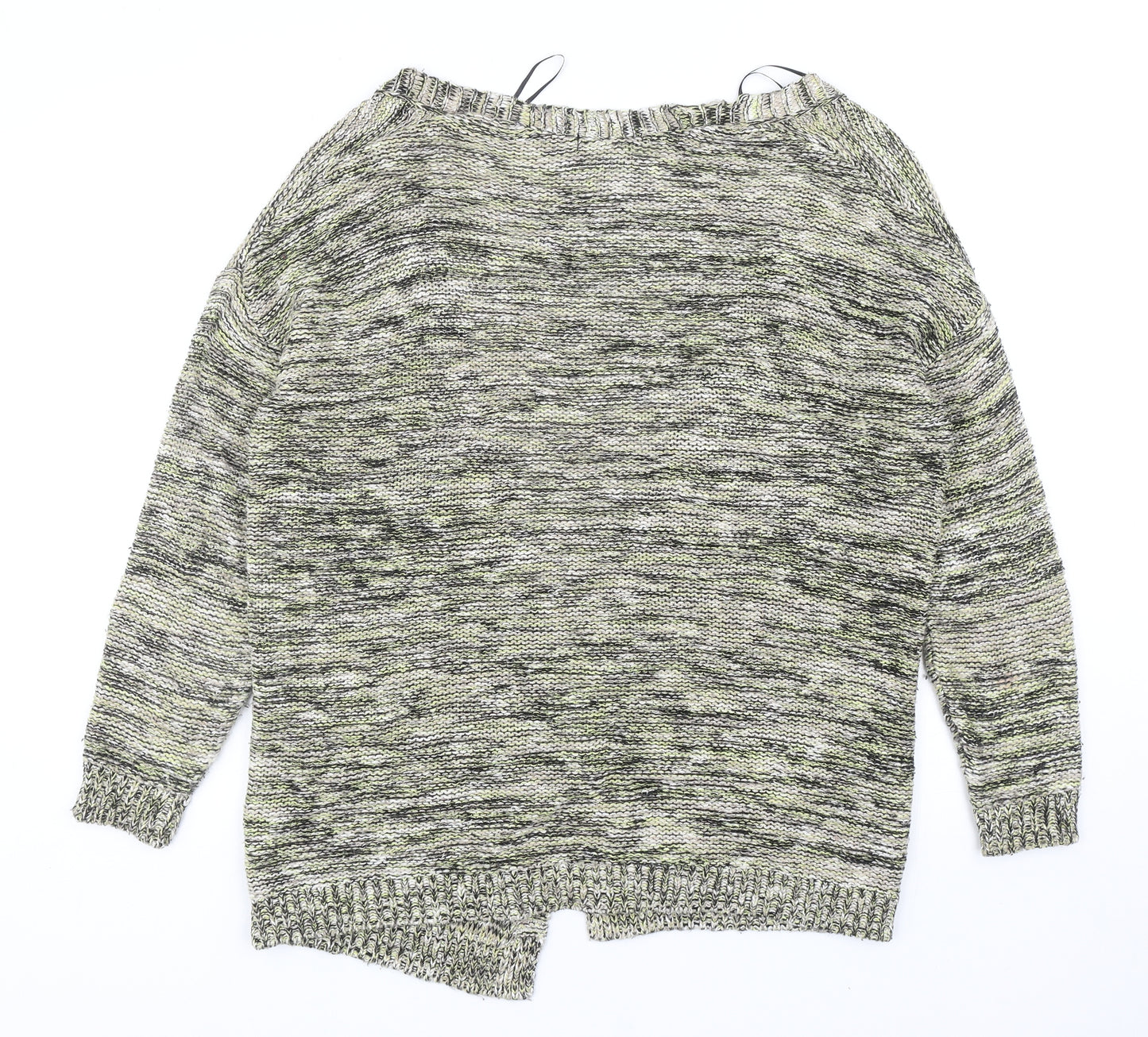George Womens Multicoloured V-Neck Cotton Shrug Jumper Size 12