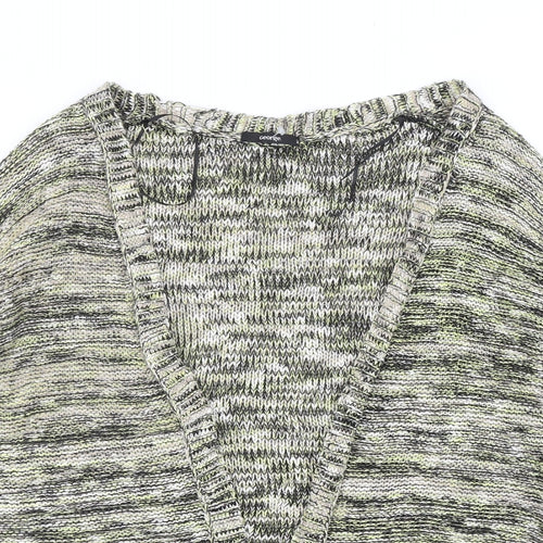 George Womens Multicoloured V-Neck Cotton Shrug Jumper Size 12