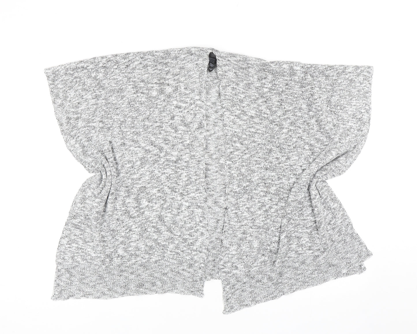 Marks and Spencer Womens Grey V-Neck Viscose Shrug Jumper One Size