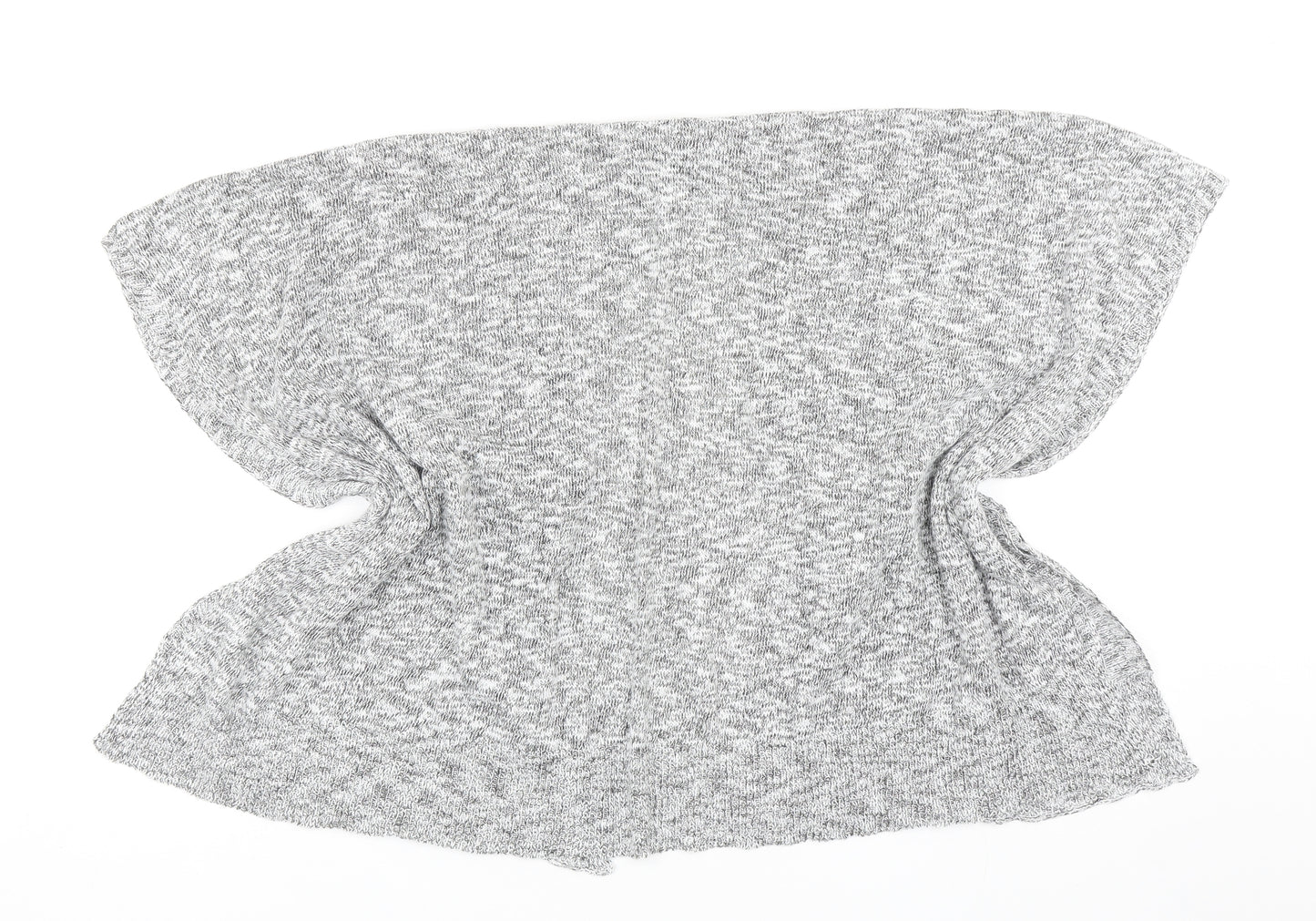 Marks and Spencer Womens Grey V-Neck Viscose Shrug Jumper One Size