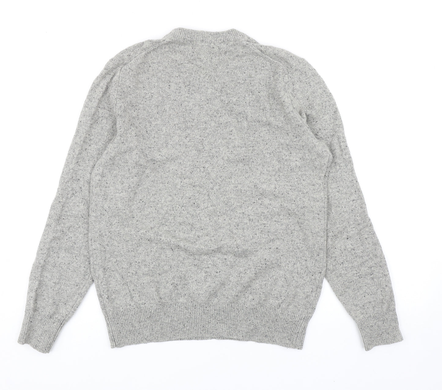 Gap Womens Grey Round Neck Wool Pullover Jumper Size S - Cabin Fever