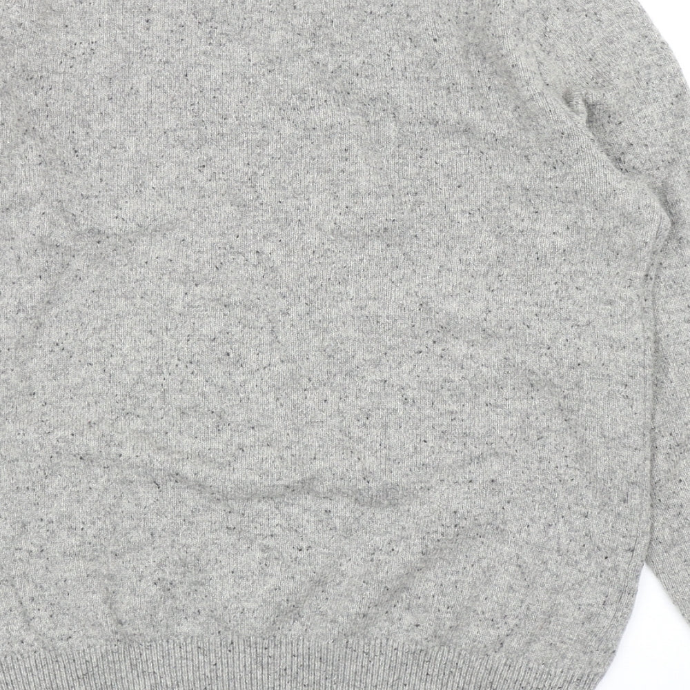 Gap Womens Grey Round Neck Wool Pullover Jumper Size S - Cabin Fever