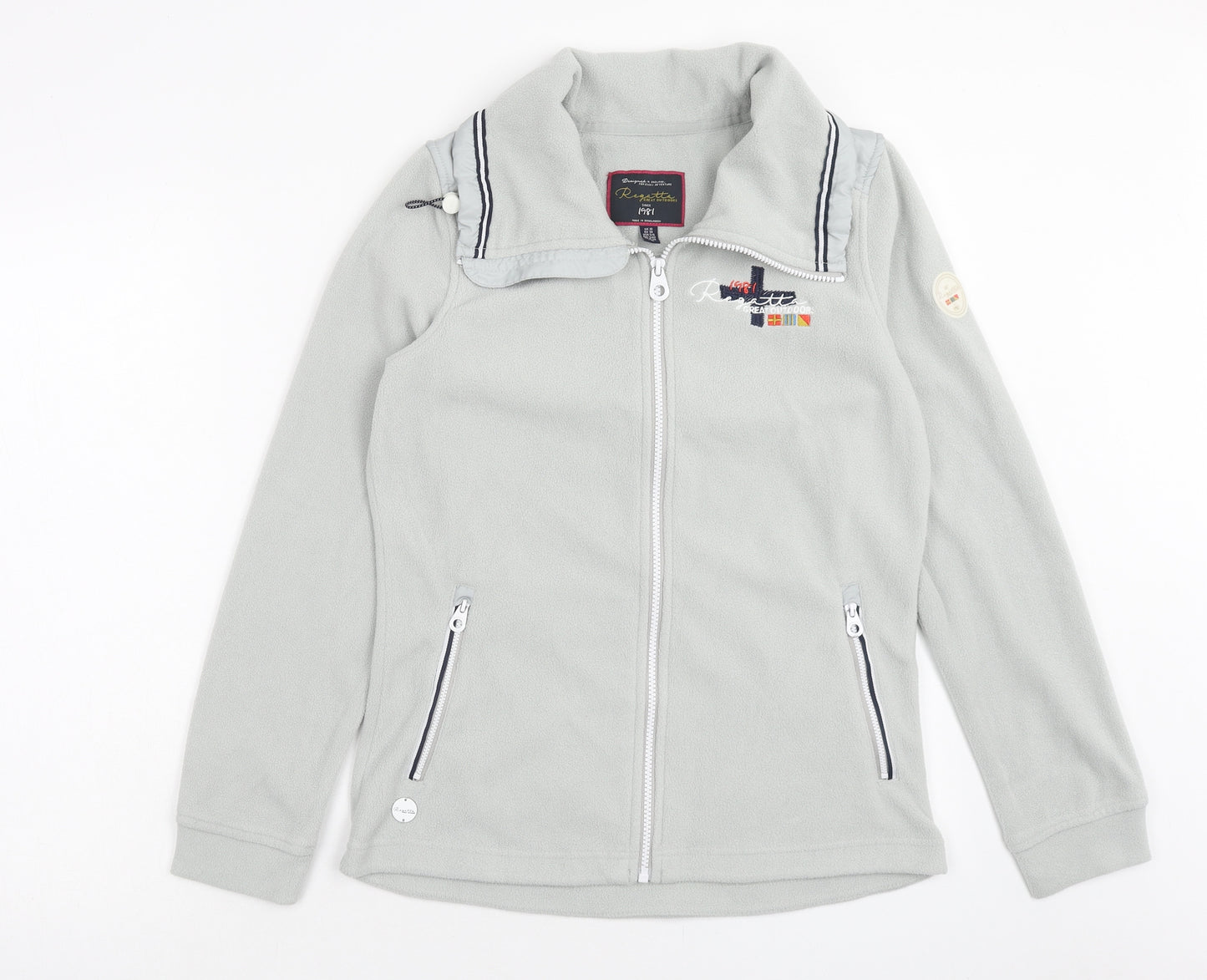 Regatta Womens Grey Jacket Size 10 Zip