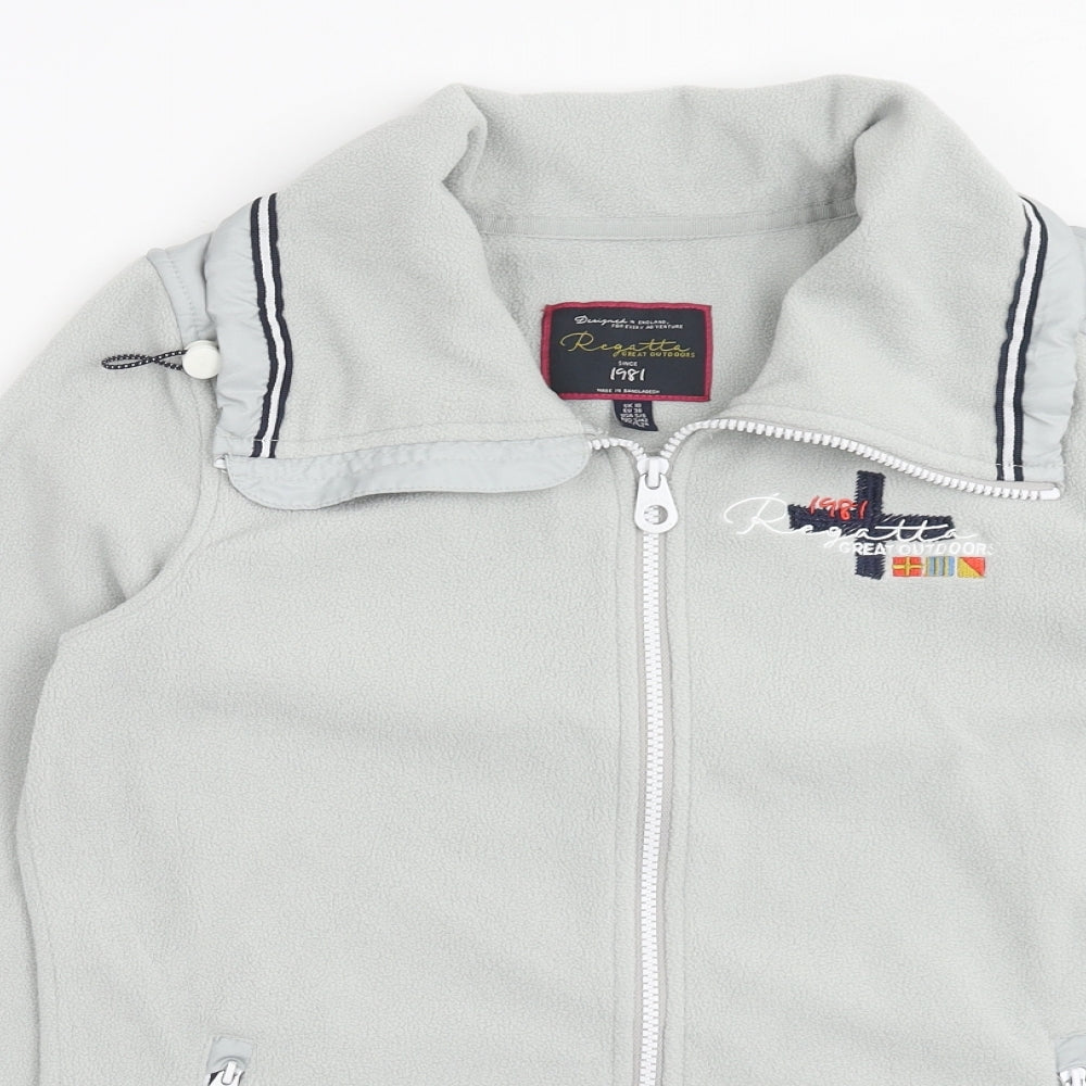 Regatta Womens Grey Jacket Size 10 Zip