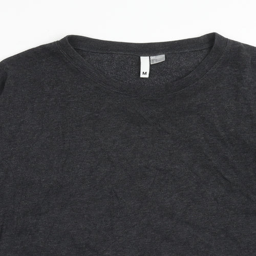 H&M Womens Grey Cotton Pullover Sweatshirt Size M Pullover