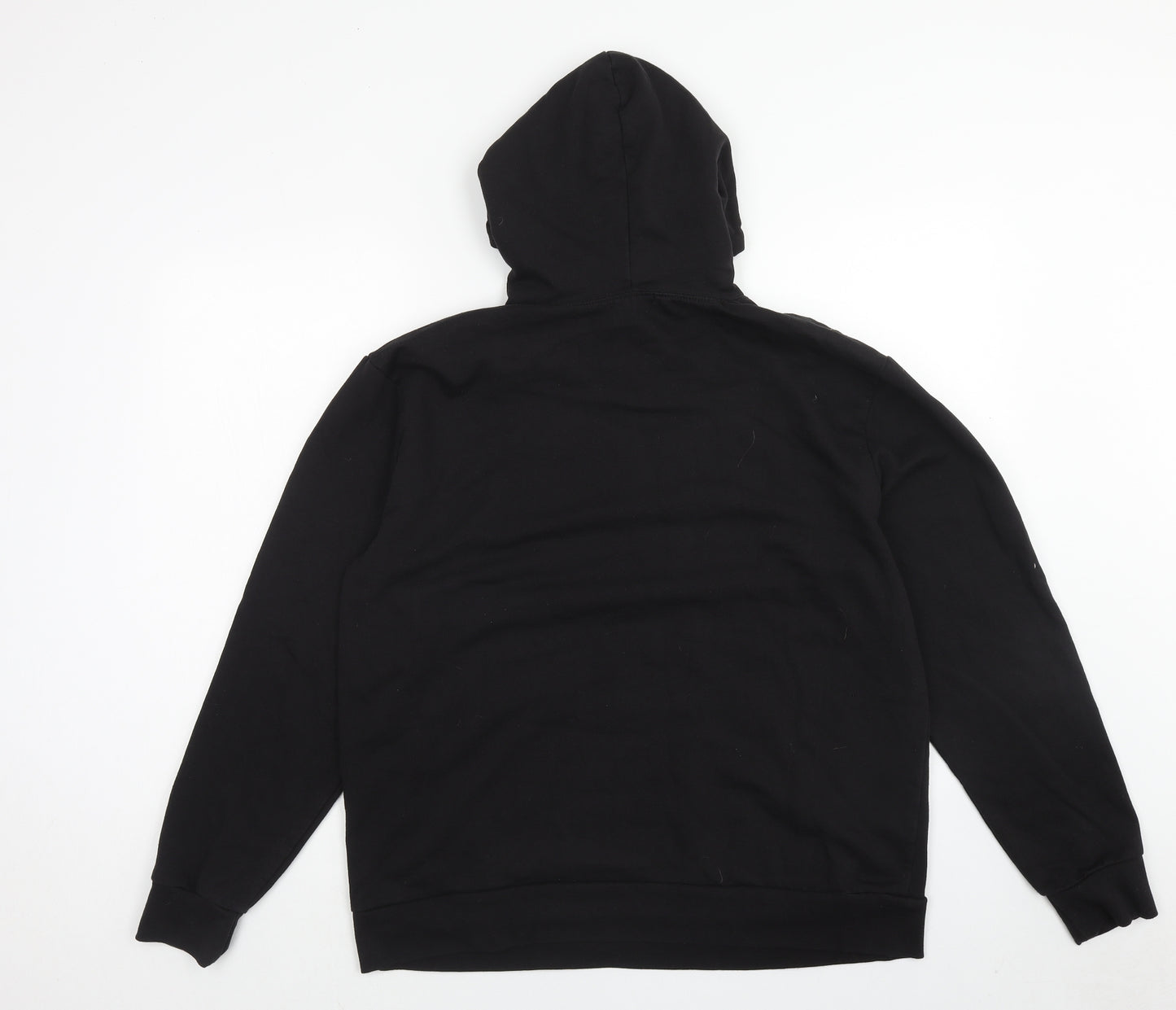 Boohoo Womens Black Cotton Pullover Hoodie Size M Pullover - Los Angeles