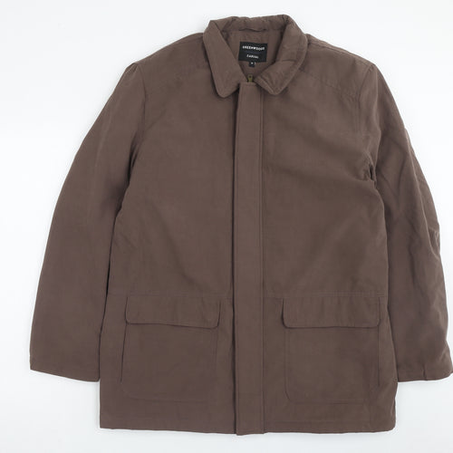 Greenwoods Womens Brown Jacket Size M Zip