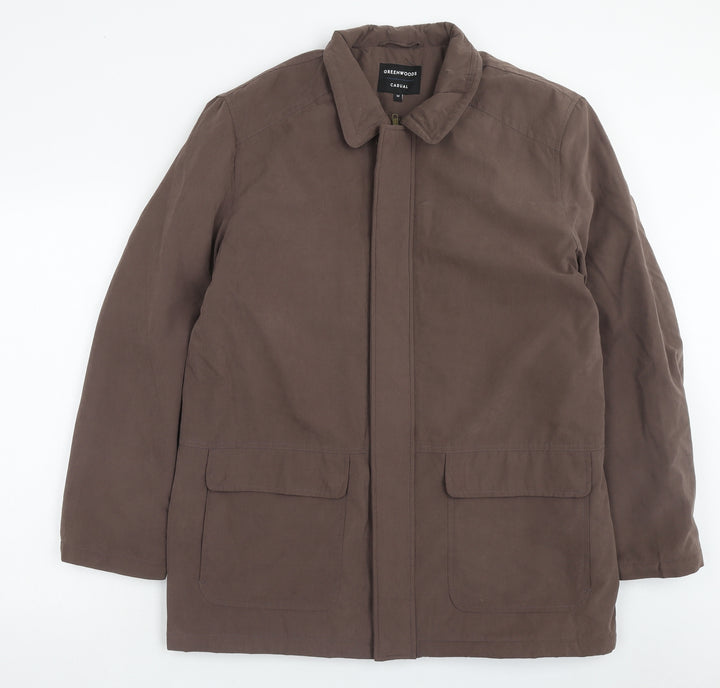 Greenwoods Womens Brown Jacket Size M Zip