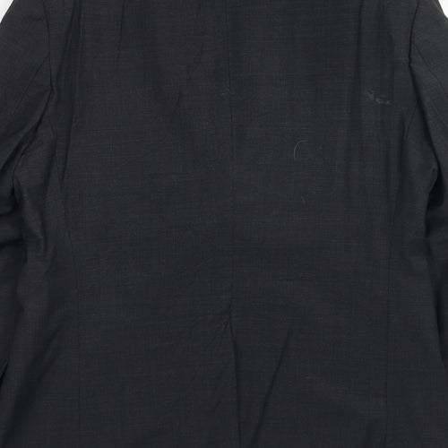 Marks and Spencer Mens Grey Wool Jacket Blazer Size 40