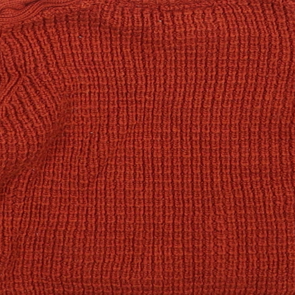 Zara Baby Red Polyester Pullover Jumper Size 6-9 Months Button