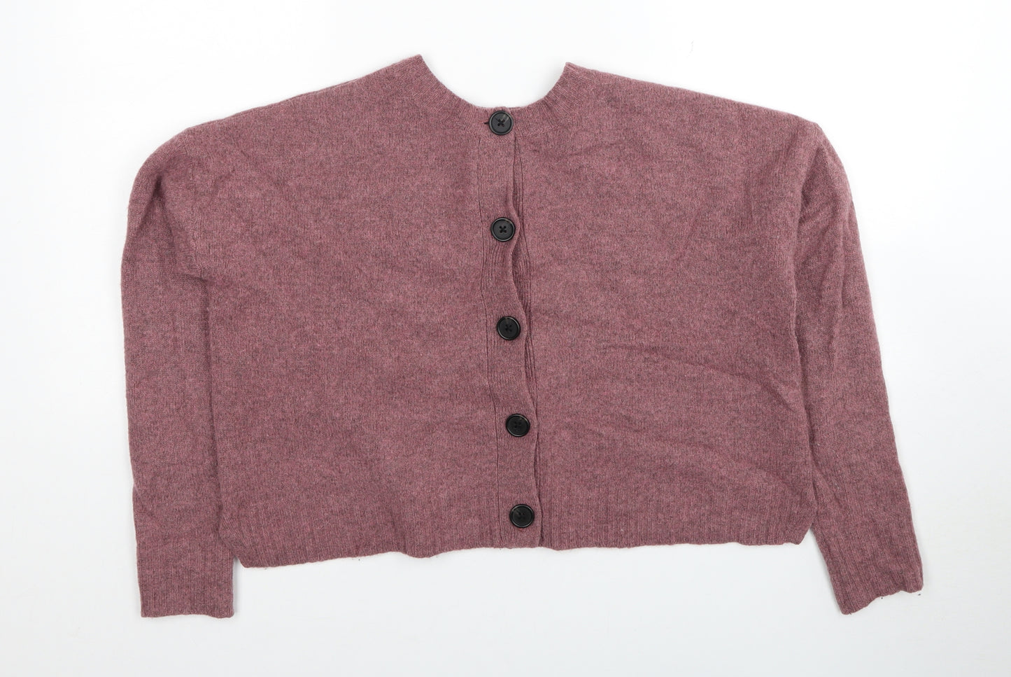 Whistles Womens Pink Round Neck Wool Pullover Jumper Size XS