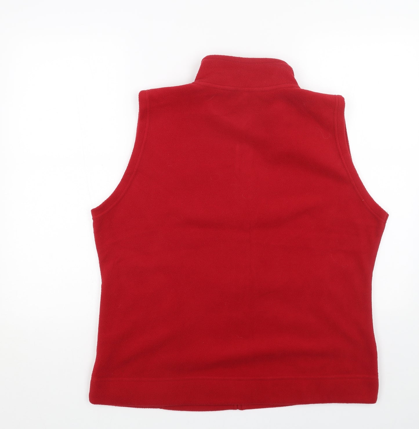 Isle Womens Red Jacket Size L Zip