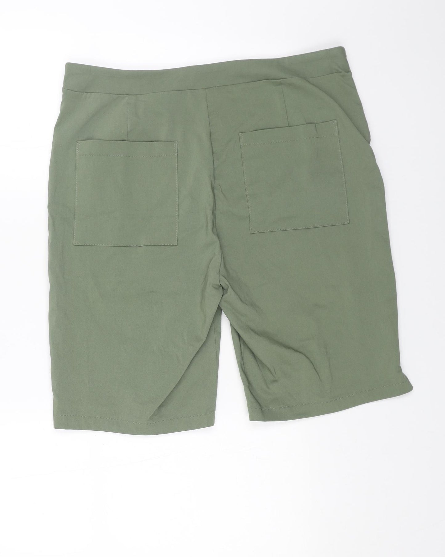 Klass Womens Green Viscose Skimmer Shorts Size 16 L9 in Regular Pull On