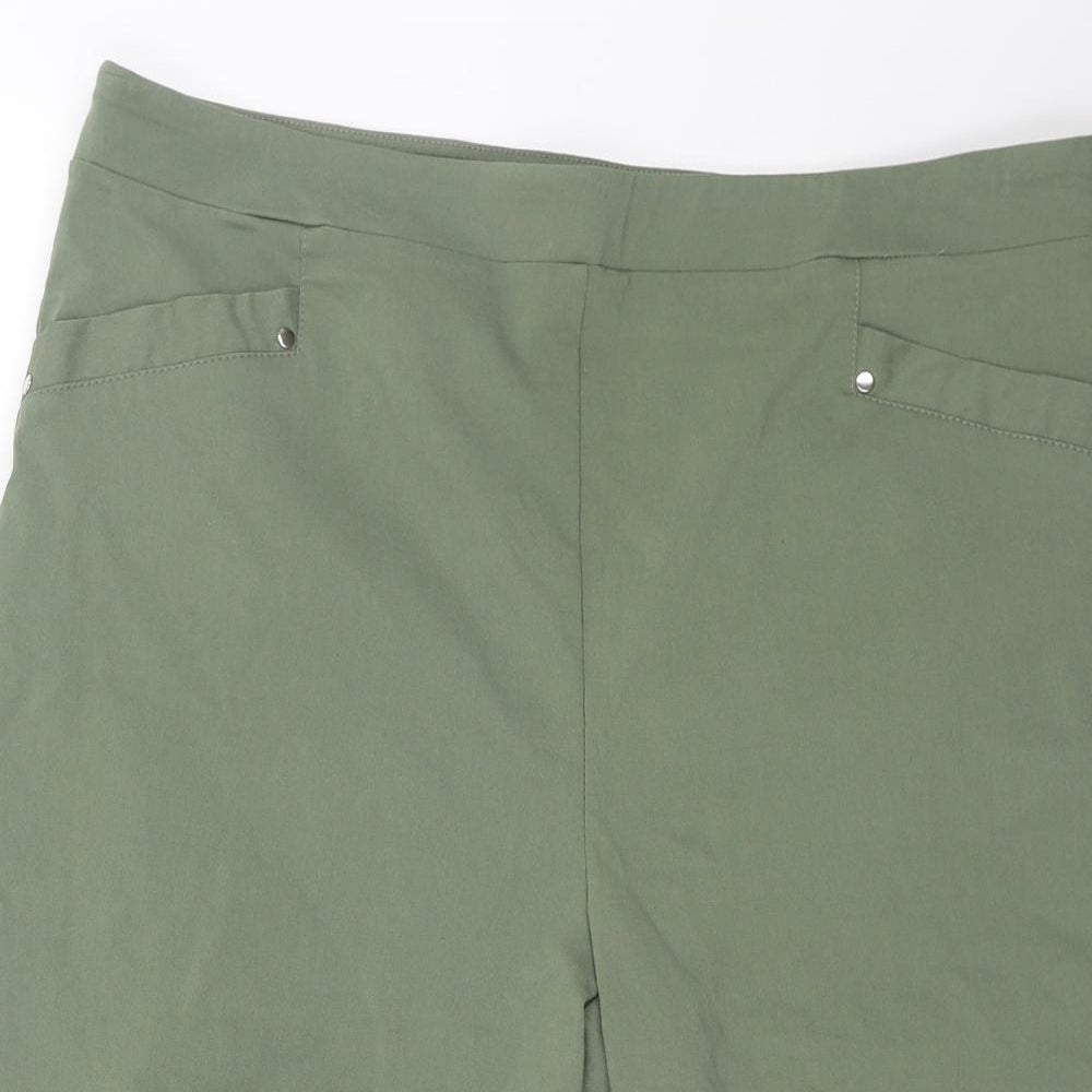 Klass Womens Green Viscose Skimmer Shorts Size 16 L9 in Regular Pull On