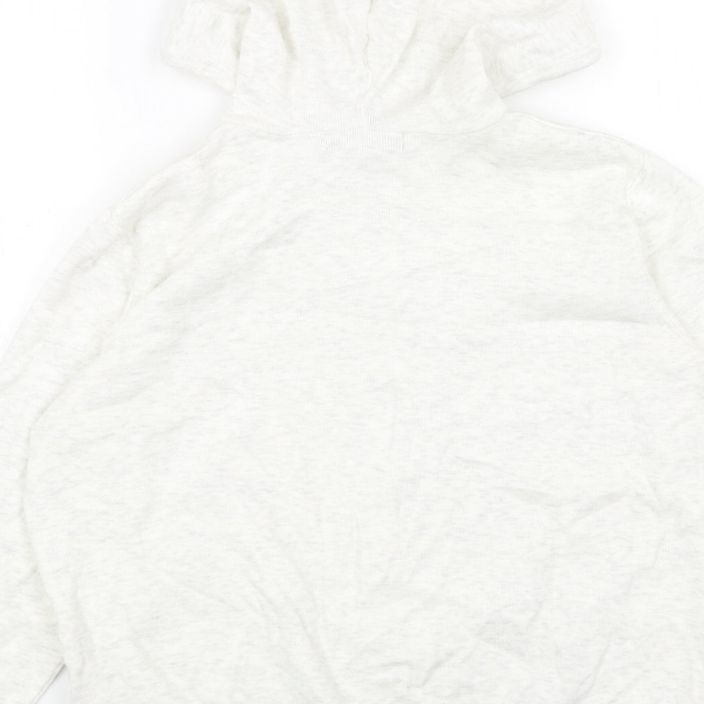 Marks and Spencer Womens Multicoloured Cotton Full Zip Hoodie Size M Zip