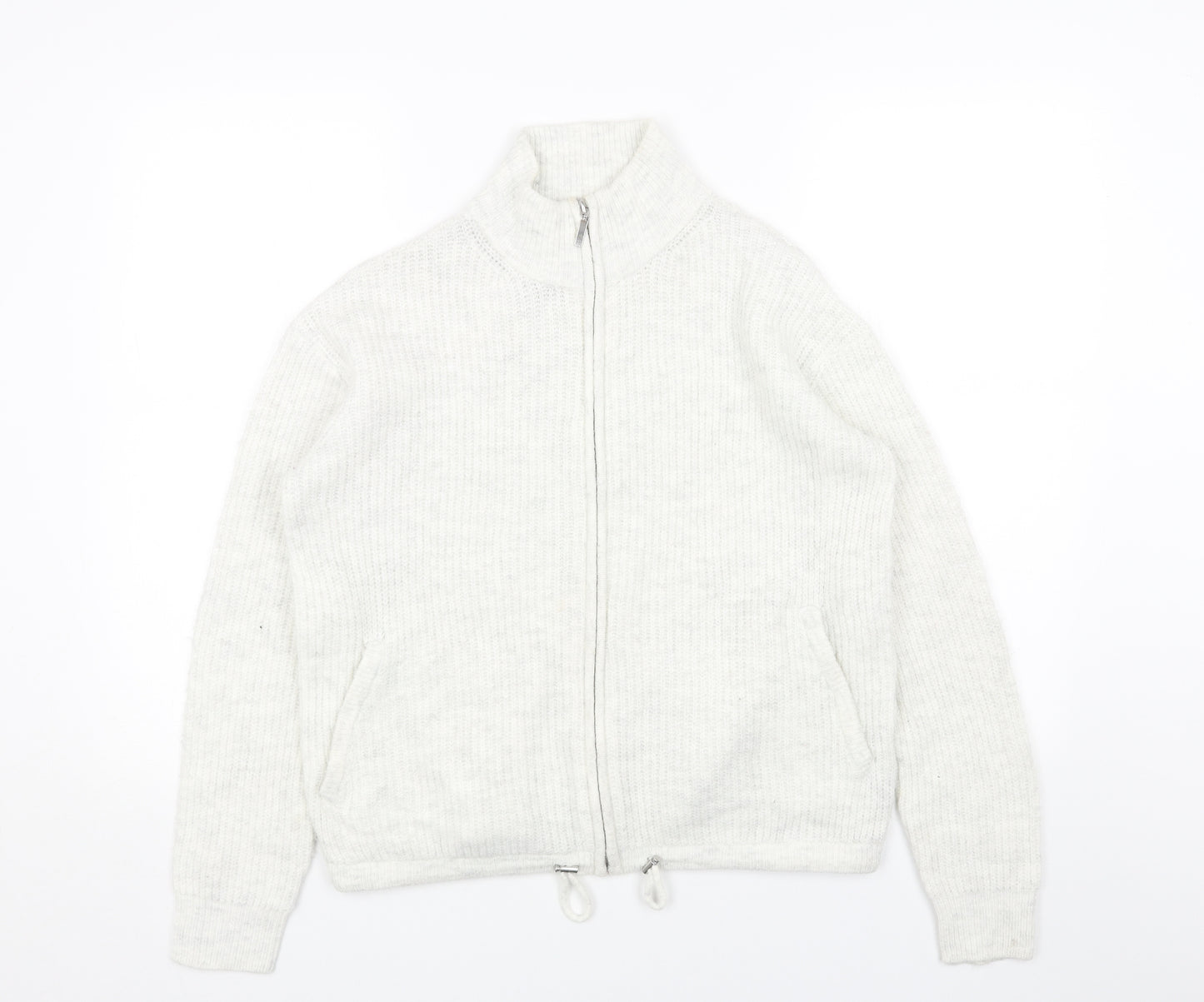 Marks and Spencer Womens Grey Jacket Size S Zip