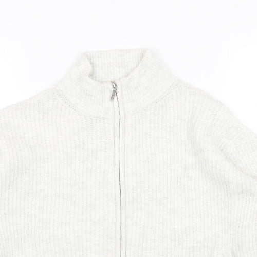 Marks and Spencer Womens Grey Jacket Size S Zip
