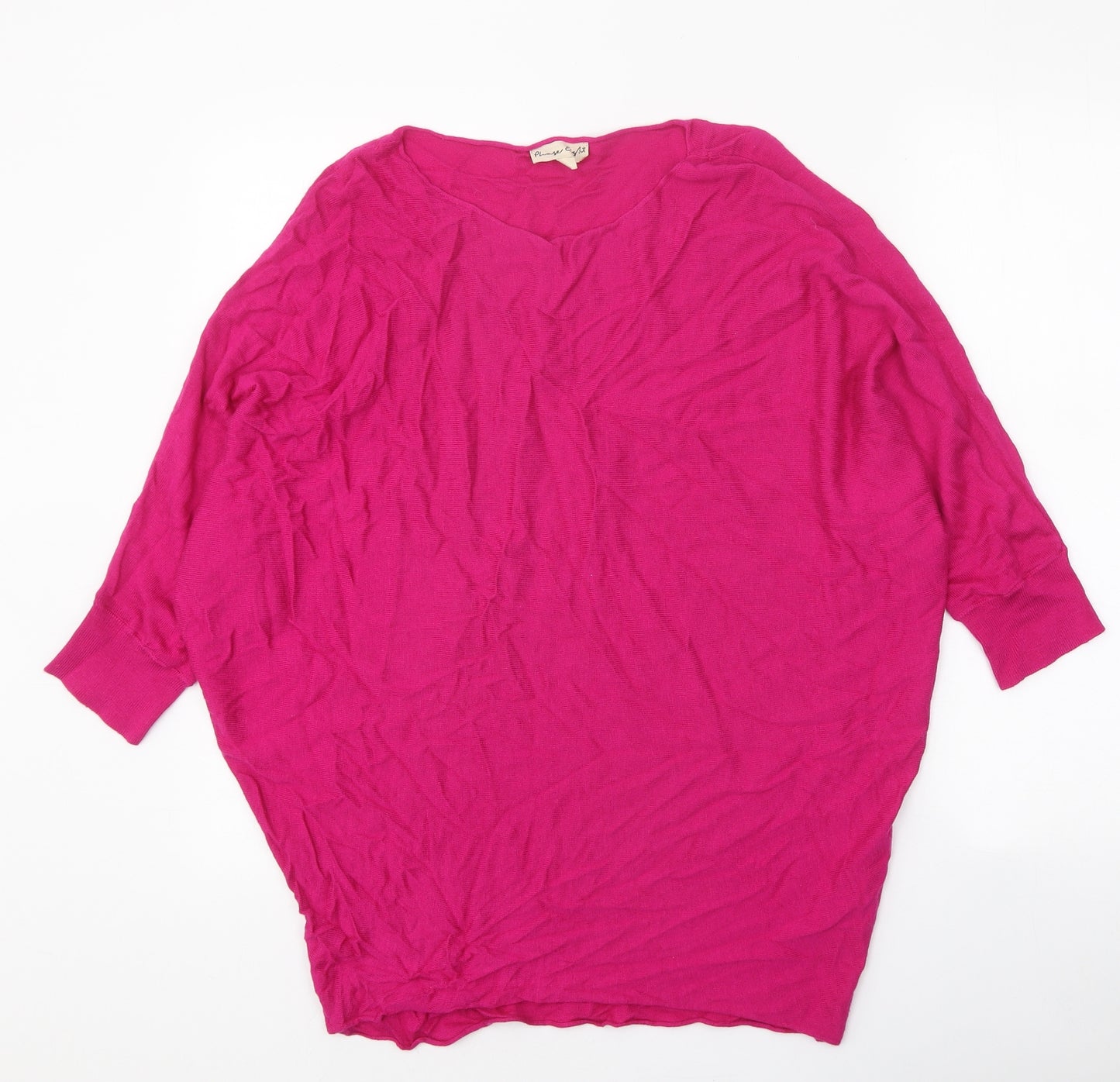 Phase Eight Womens Pink Roll Neck Viscose Pullover Jumper Size S