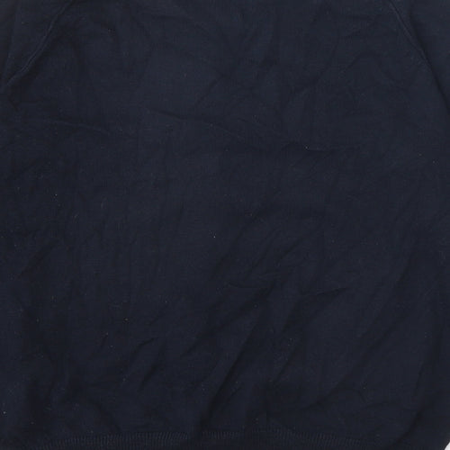 Red Herring Womens Blue V-Neck 100% Cotton Cardigan Jumper Size 10