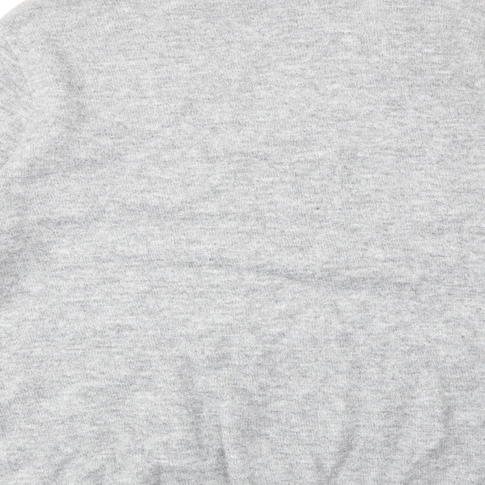 Zara Womens Grey Roll Neck Acrylic Pullover Jumper Size M