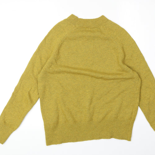 Oasis Womens Green Round Neck Polyester Pullover Jumper Size XS
