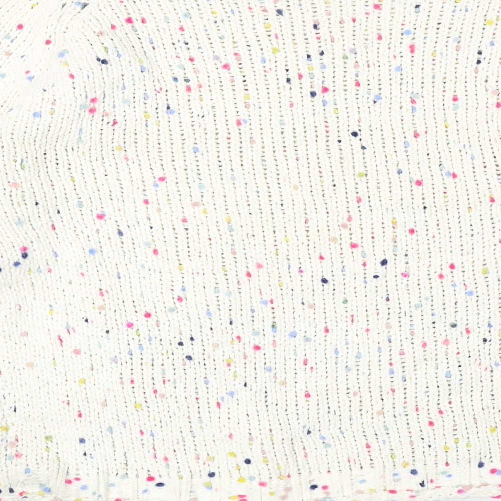 NEXT Womens Multicoloured Round Neck Polyester Pullover Jumper Size M