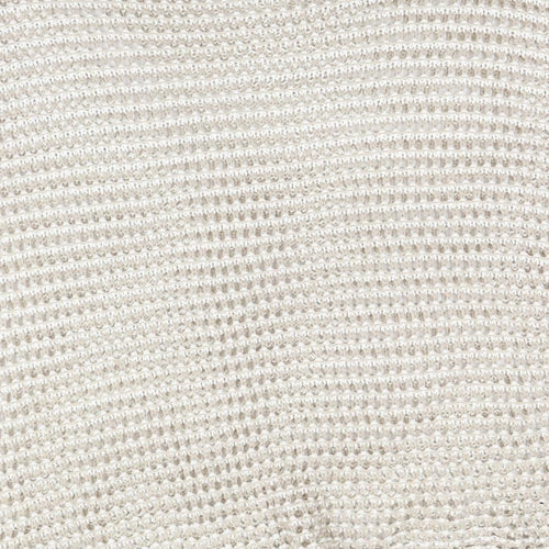 Casamia Womens Beige Round Neck Acrylic Pullover Jumper Size M - Size M/L