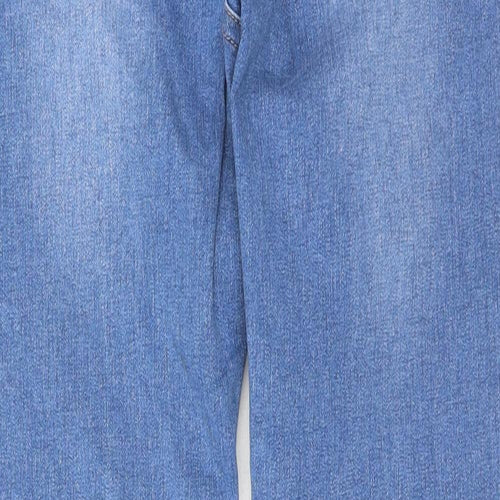 SheIn Womens Blue Cotton Skinny Jeans Size L Regular Button