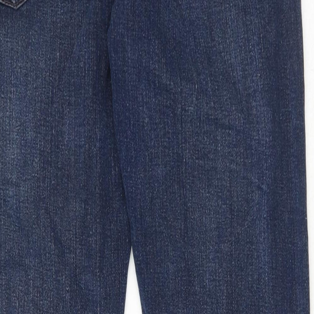 Urban Star Mens Blue Cotton Straight Jeans Size 30 in L30 in Regular Button