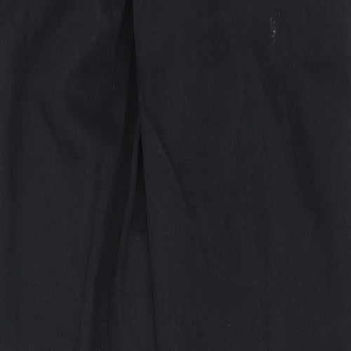 Topshop Womens Black Cotton Skinny Jeans Size 26 in Regular Zip