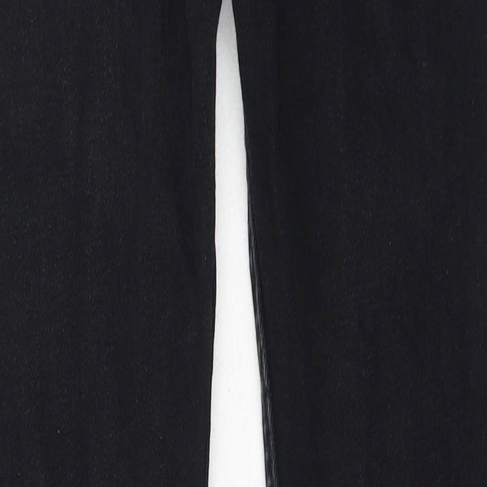 Levi's Mens Black Cotton Straight Jeans Size 28 in L32 in Regular Button