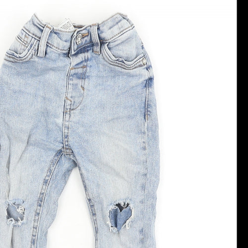 NEXT Grey 100% Merino Wool Jogger Jeans Size 12-18 Months Zip